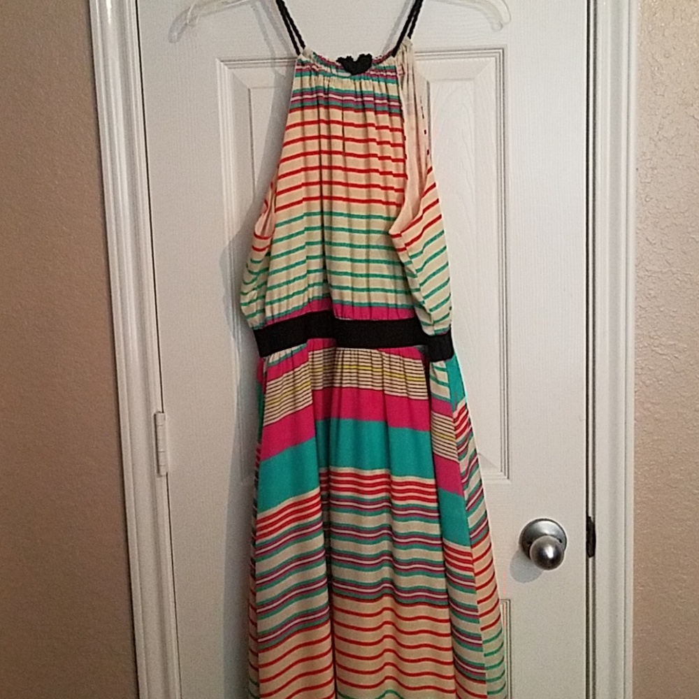 Multi color maxi dress